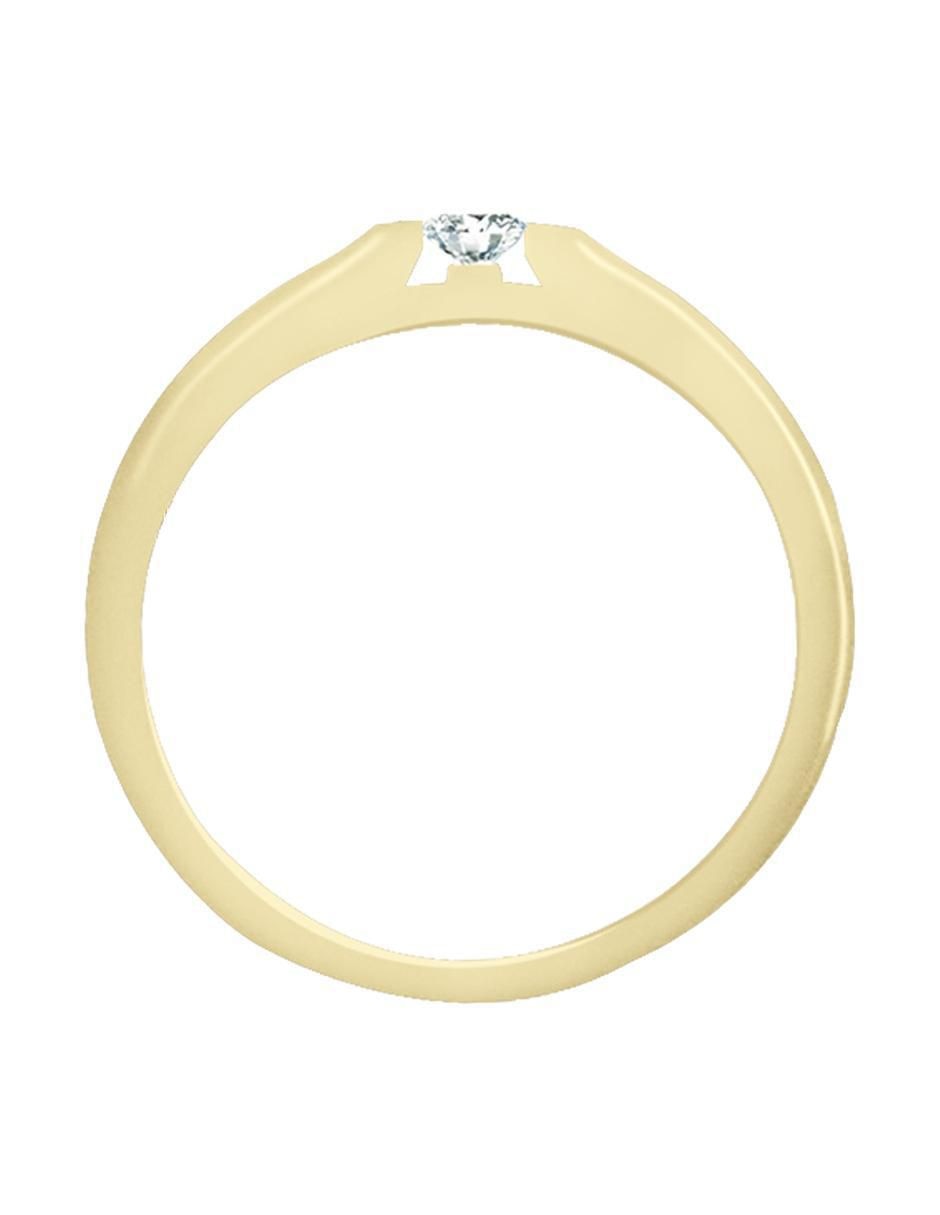 Anillo de compromiso "de" oro 14 k klamore carlie diamante