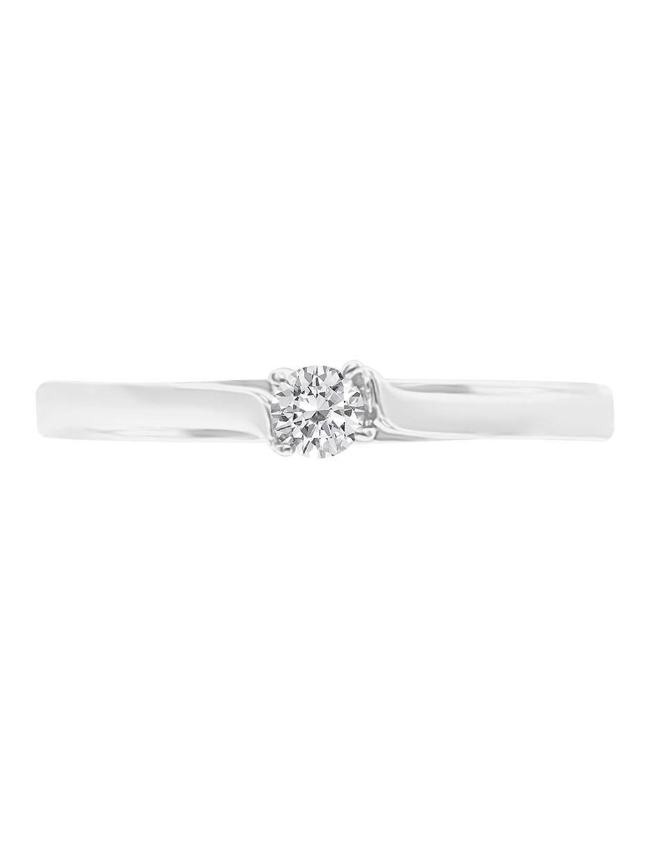 Anillo de compromiso de oro 14 k Kamill diamante