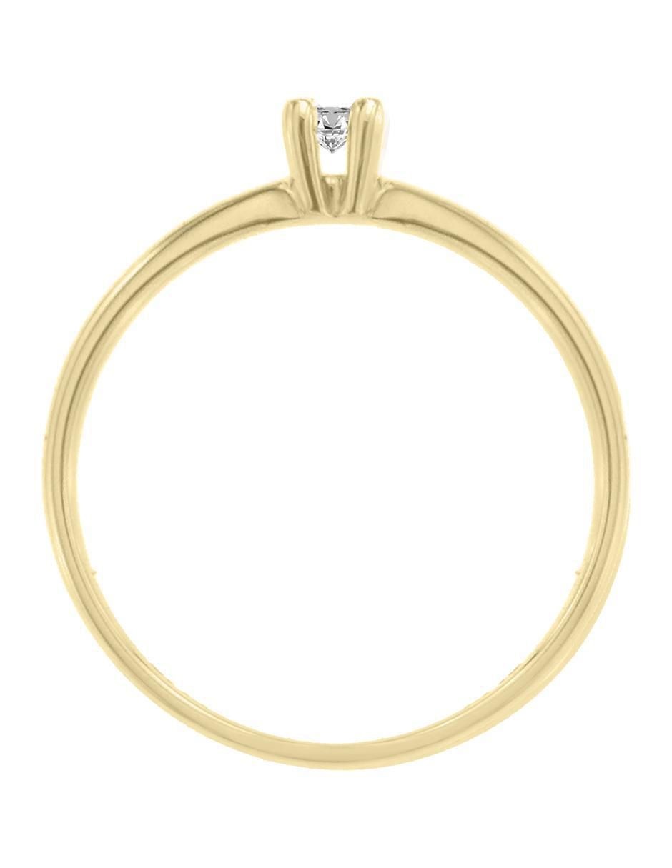 Anillo de compromiso de oro 14 k Issa diamante 2