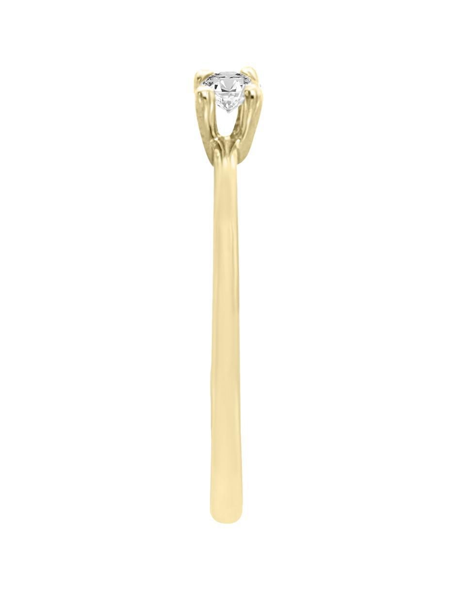 Anillo de compromiso de oro 14 k Issa diamante 4
