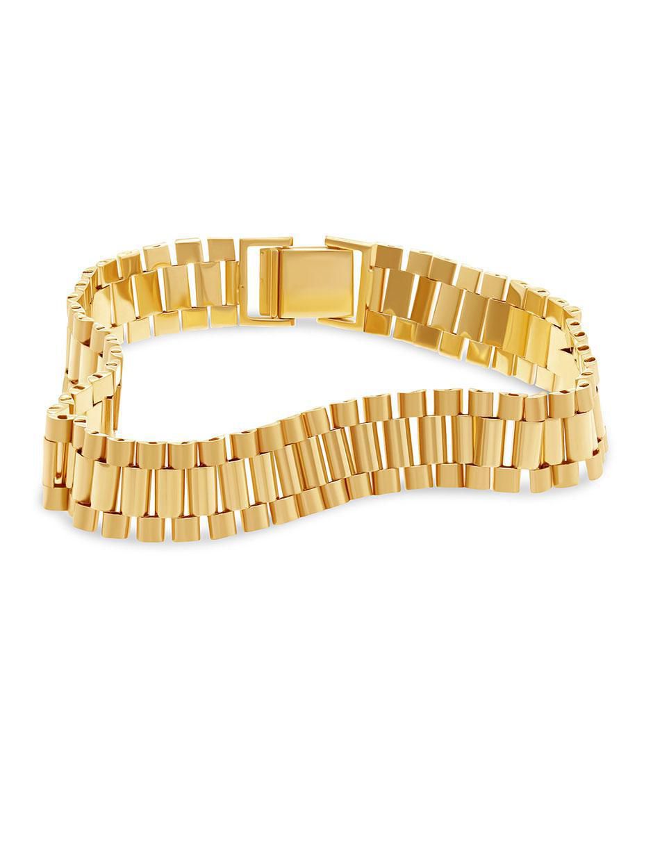 Pulsera de oro amarillo 14 k