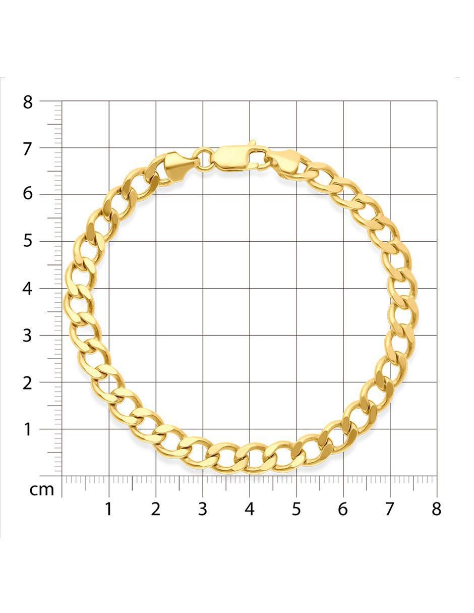 Pulsera de oro 14 K con acabado pulido 2