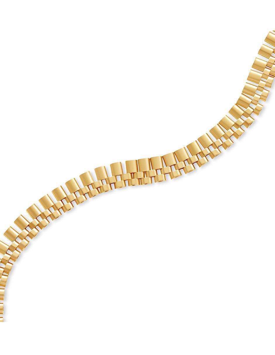 Pulsera de oro 14 K con acabado brillante 2
