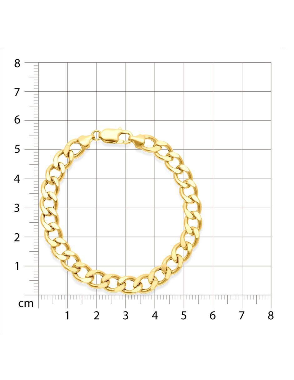 Pulsera de oro 14 K con acabado pulido 4