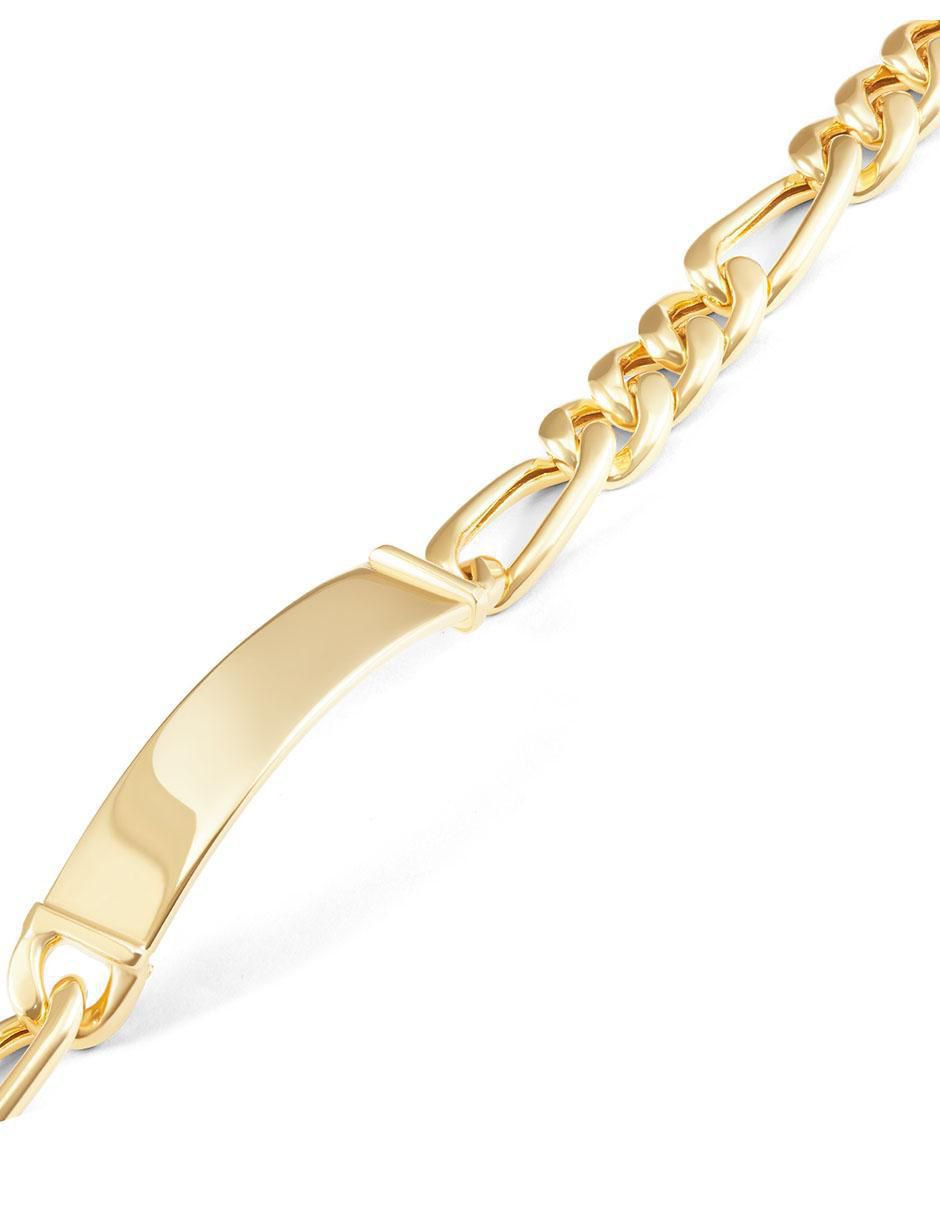Esclava de oro 14 K con acabado brillante 2