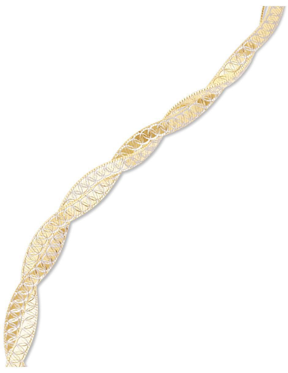 Pulsera de oro 14 K con acabado pulido 2