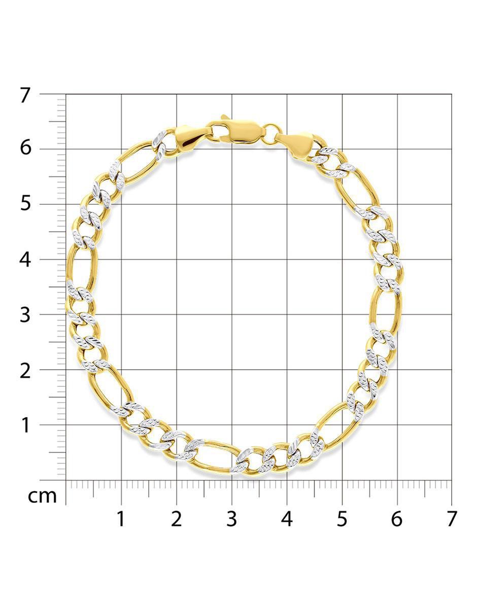Pulsera de oro 14 K con acabado pulido 4
