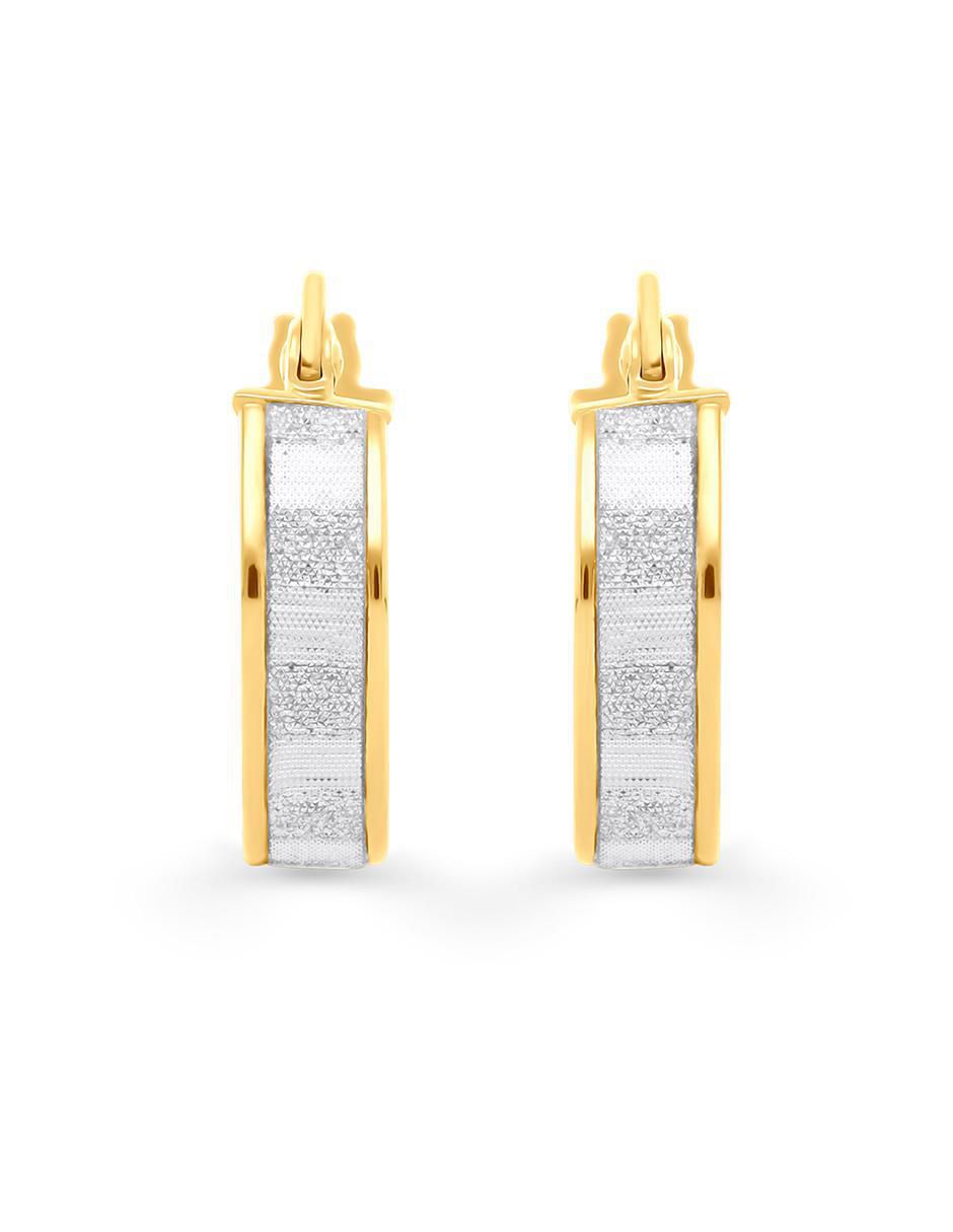 Aretes circulares de oro Aretes circulares de oro