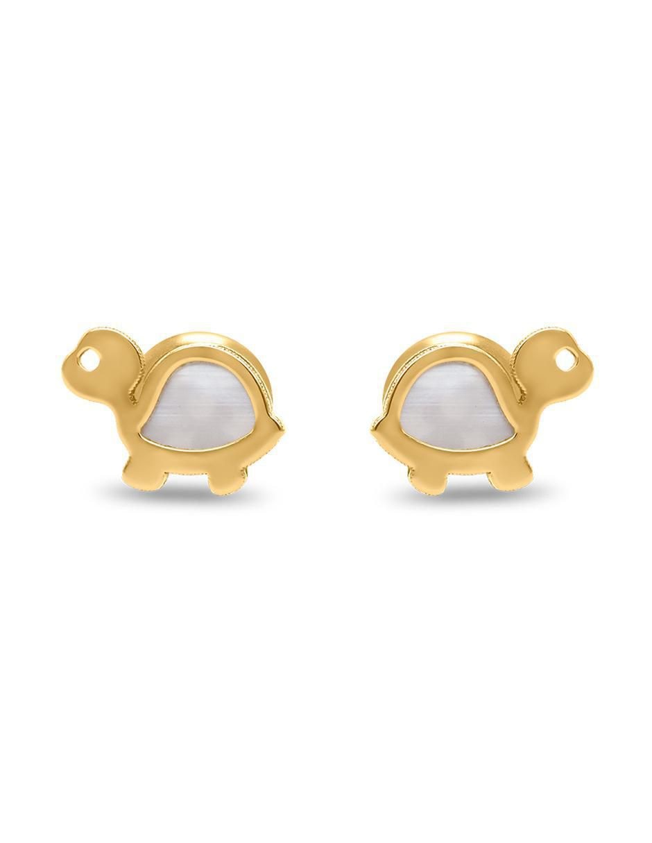 Broqueles de tortuga de oro