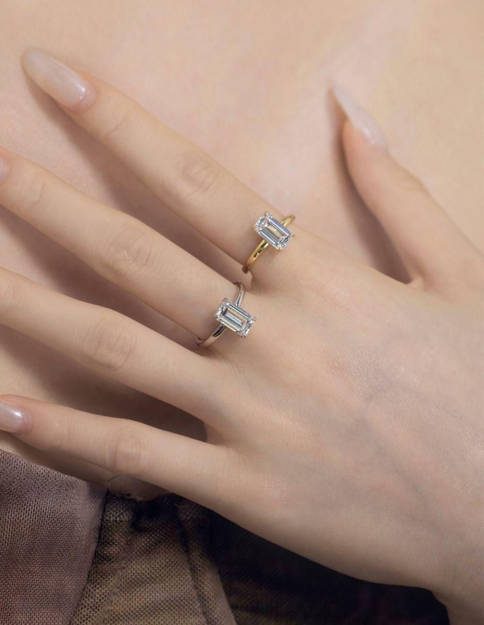 Anillo de compromiso de plata P 925 Eloise zirconia 5