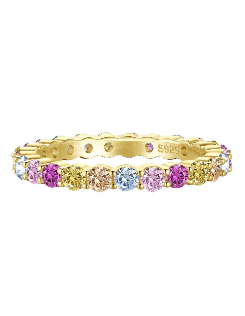 Churumbela de plata P 925 Aurora zirconia