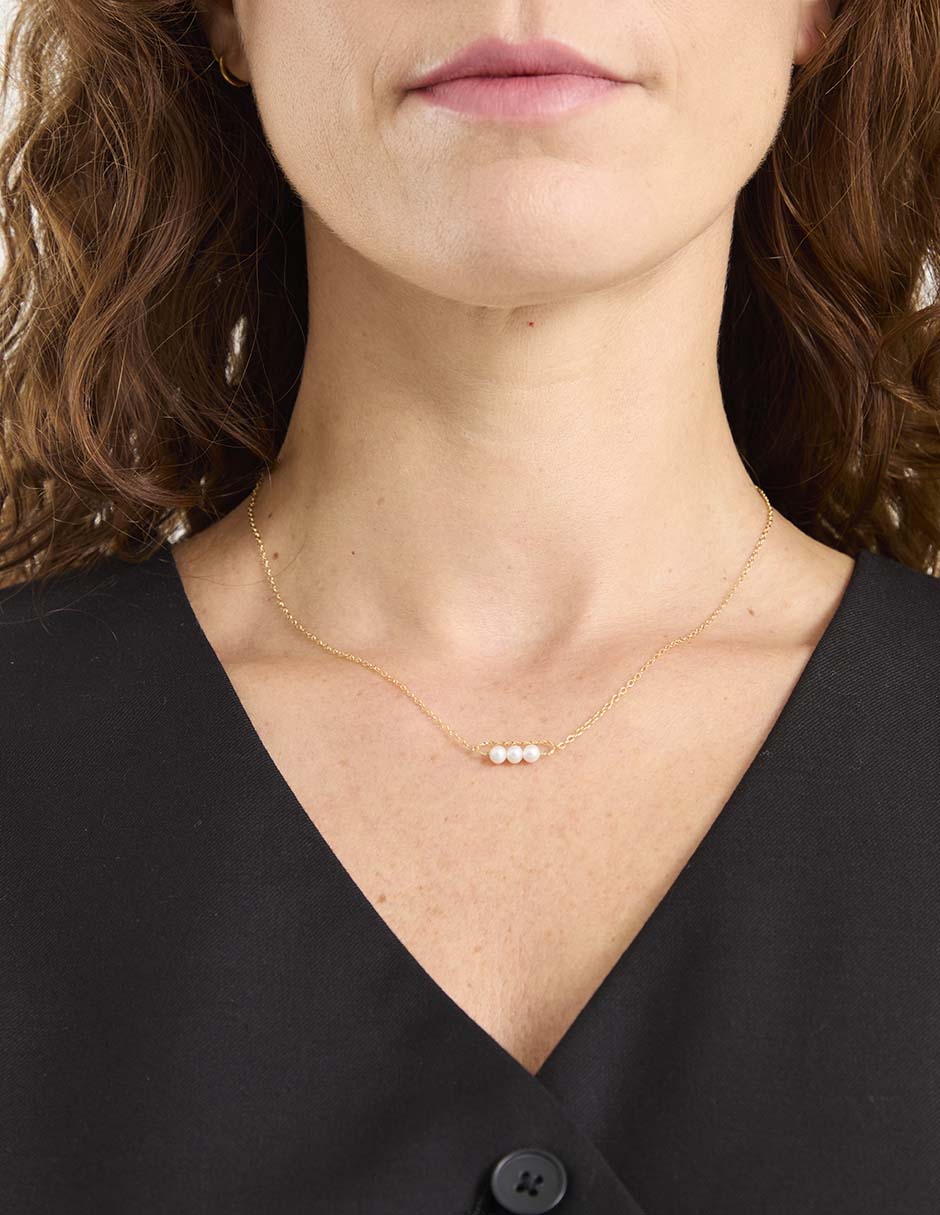 Collar de oro amarillo 14 K 3