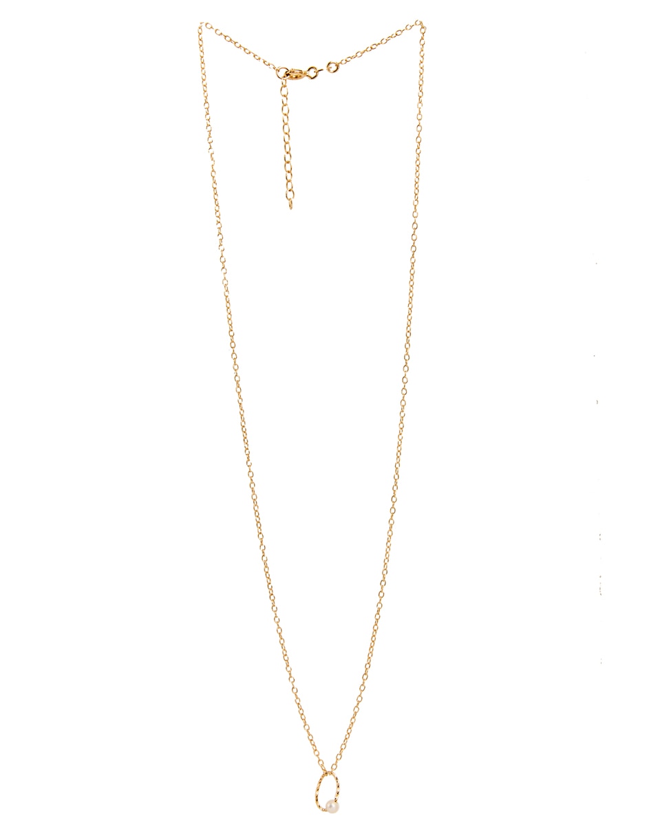 Collar ovalado de oro 14 K 2