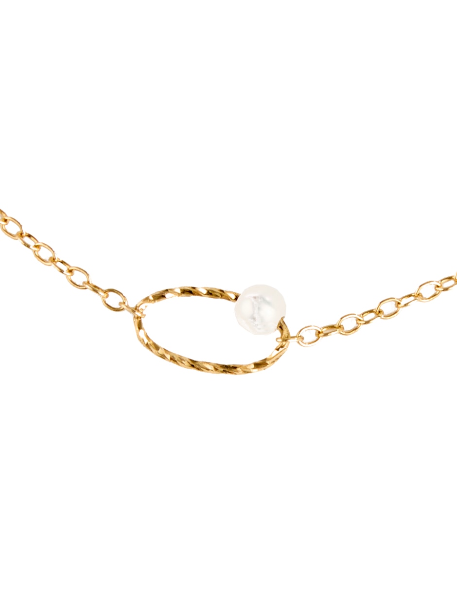 Pulsera de oro 14 k con acabado pulido 2