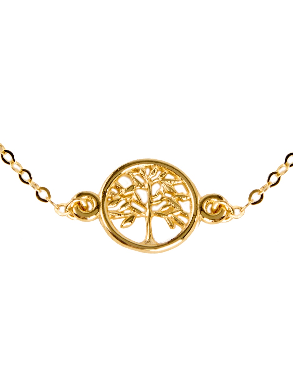Pulsera de oro 14 k con acabado pulido 2