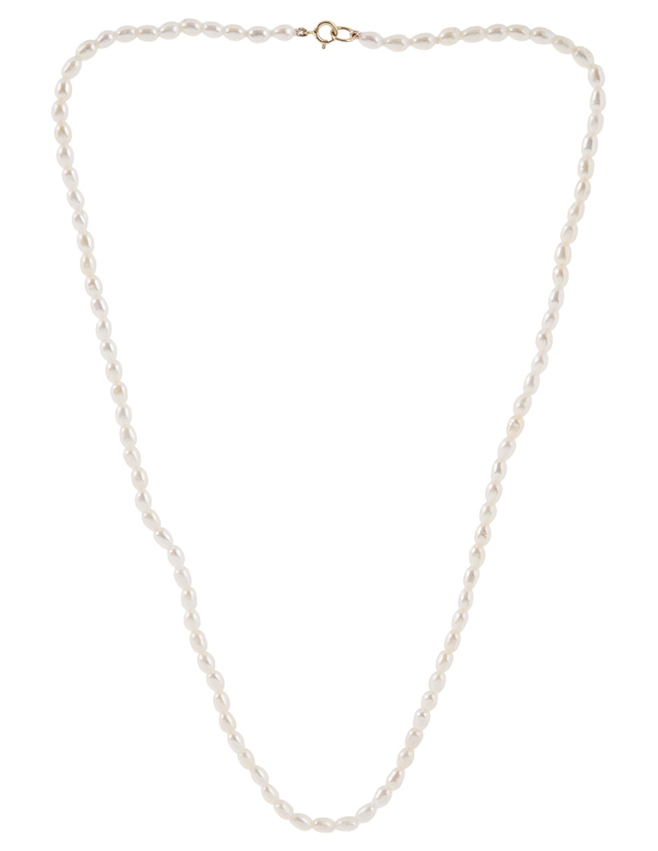 Collar ovalado Necklace de oro 14 K 2