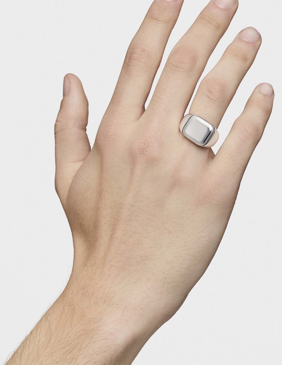 Anillo Man P 925 de plata brillante 7