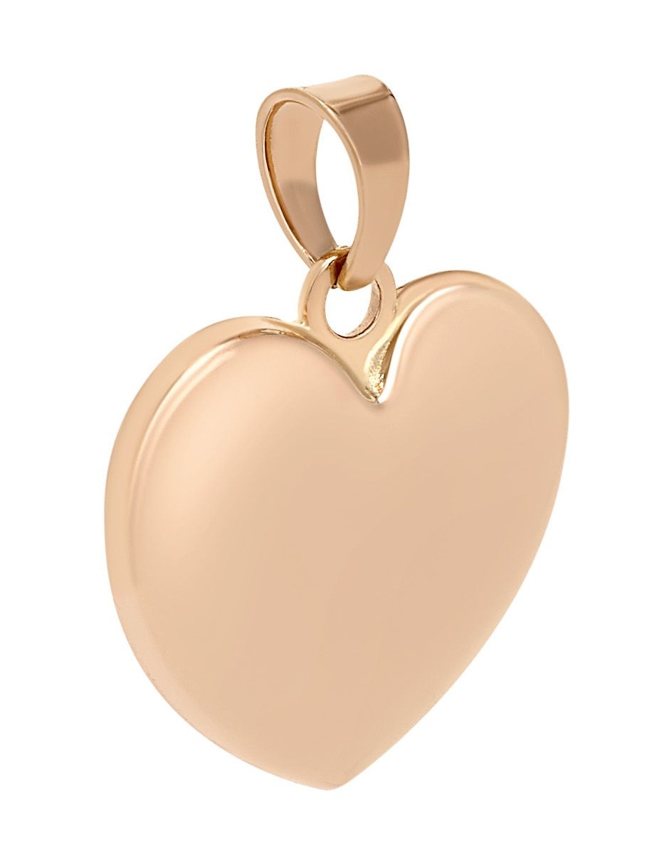 Dije de corazón de oro rosa 14 K 3