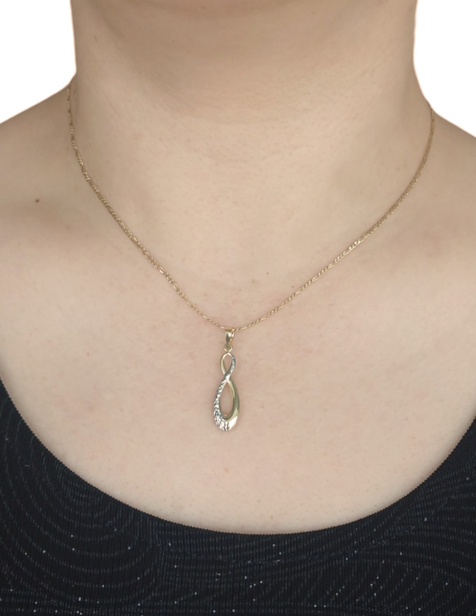 Dije de infinito de oro 14 K 2