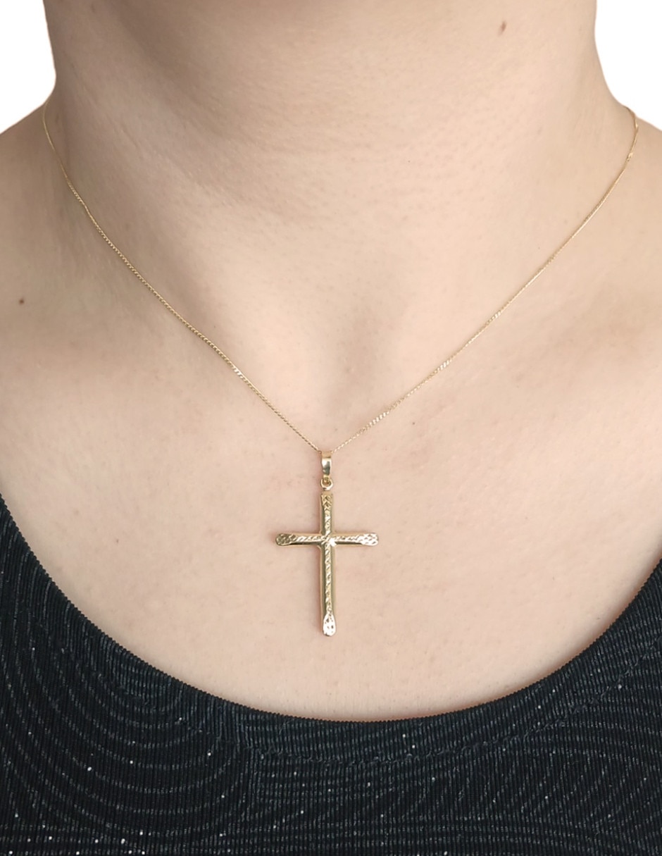 Dije de cruz de oro 14 K 2
