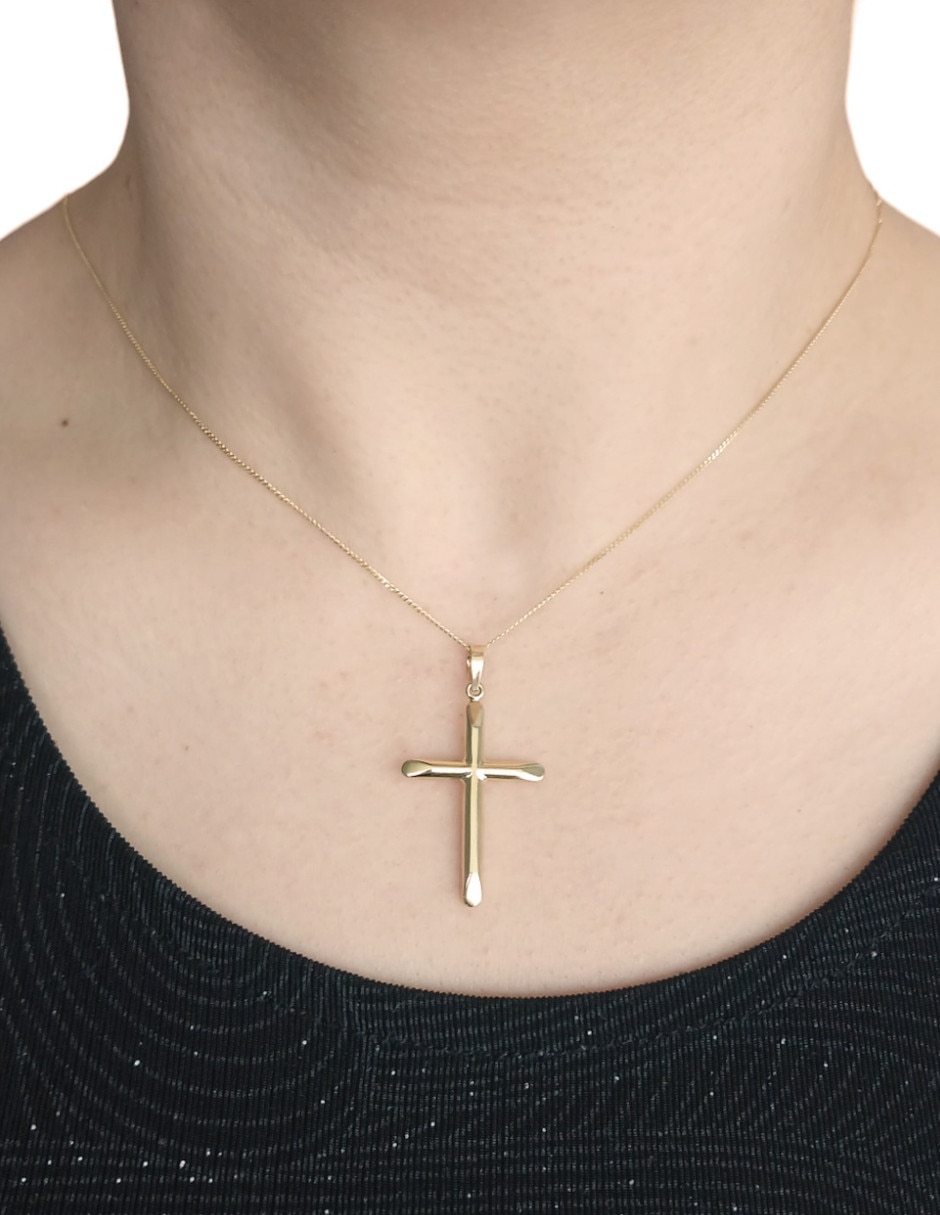 Dije de cruz de oro 14 K 3