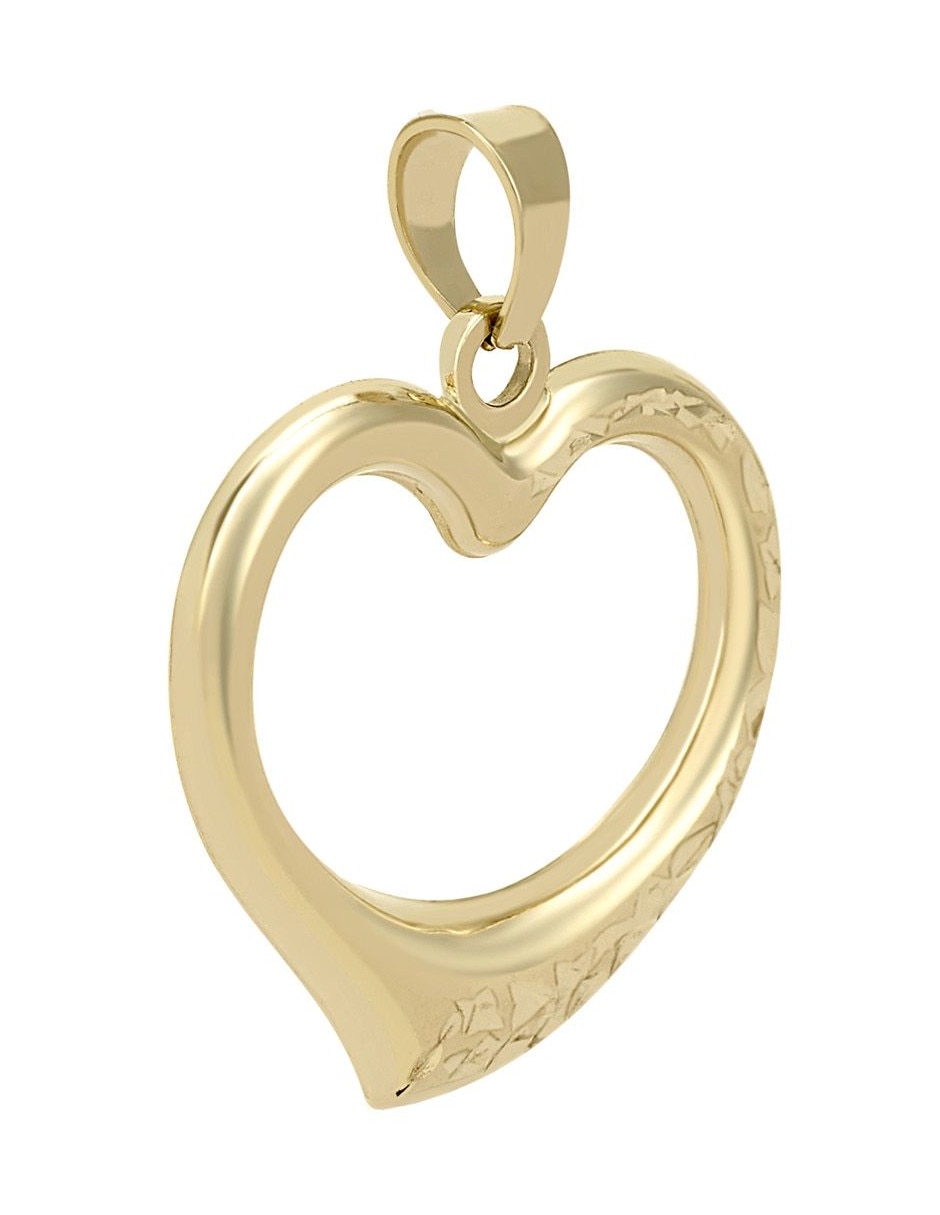 Dije de corazón de oro 14 K 3