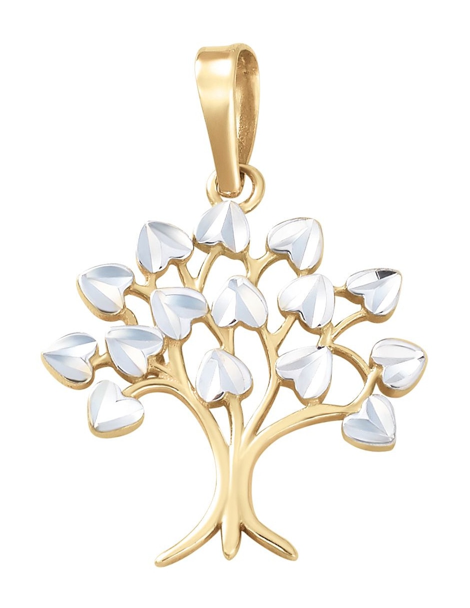 Dije de árbol de oro 14 K