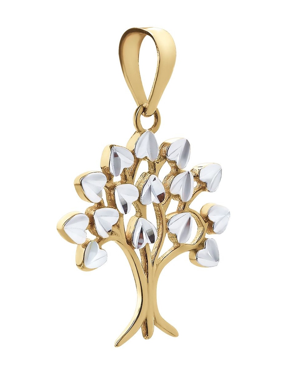 Dije de árbol de oro 14 K 2