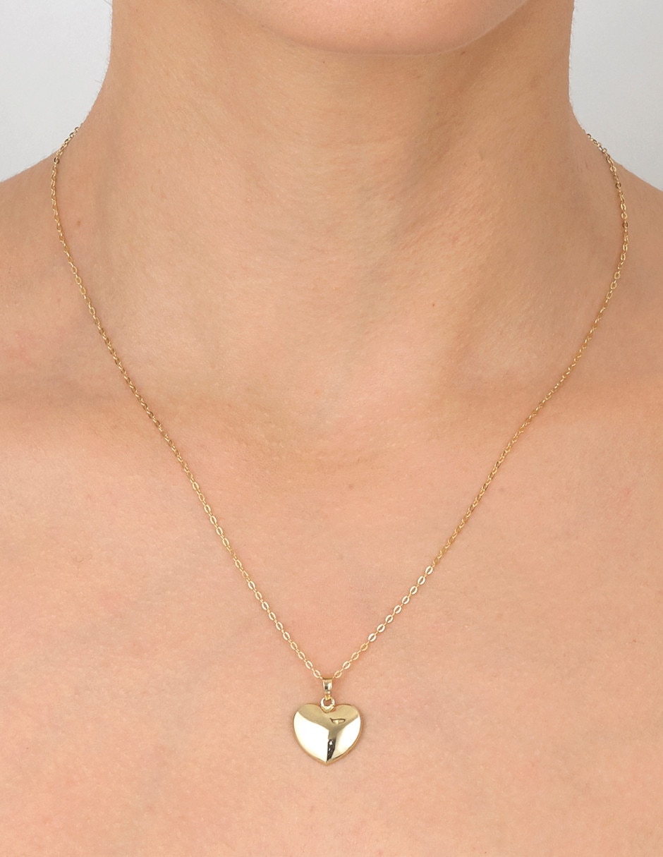 Dije de corazón de oro 14 K 2