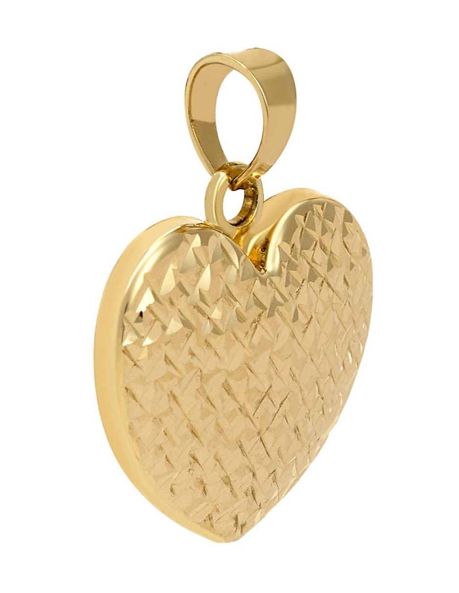 Dije de corazón de oro 14 K 3