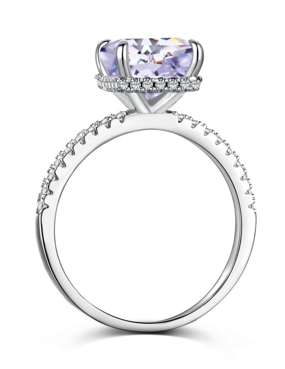 Anillo de compromiso de plata P 925 Lili zirconia 2