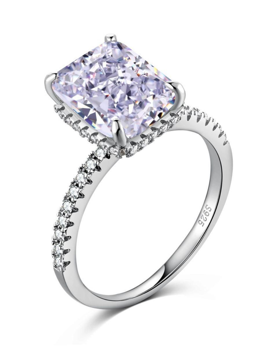 Anillo de compromiso de plata P 925 Lili zirconia 3