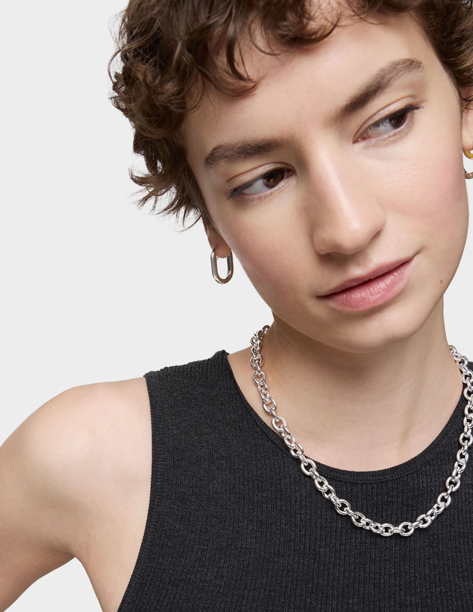 Collar de eslabones de plata P 925 4