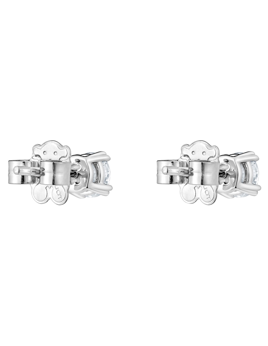 Aretes circulares Essentials Lgd con acabado brillante diamante 3