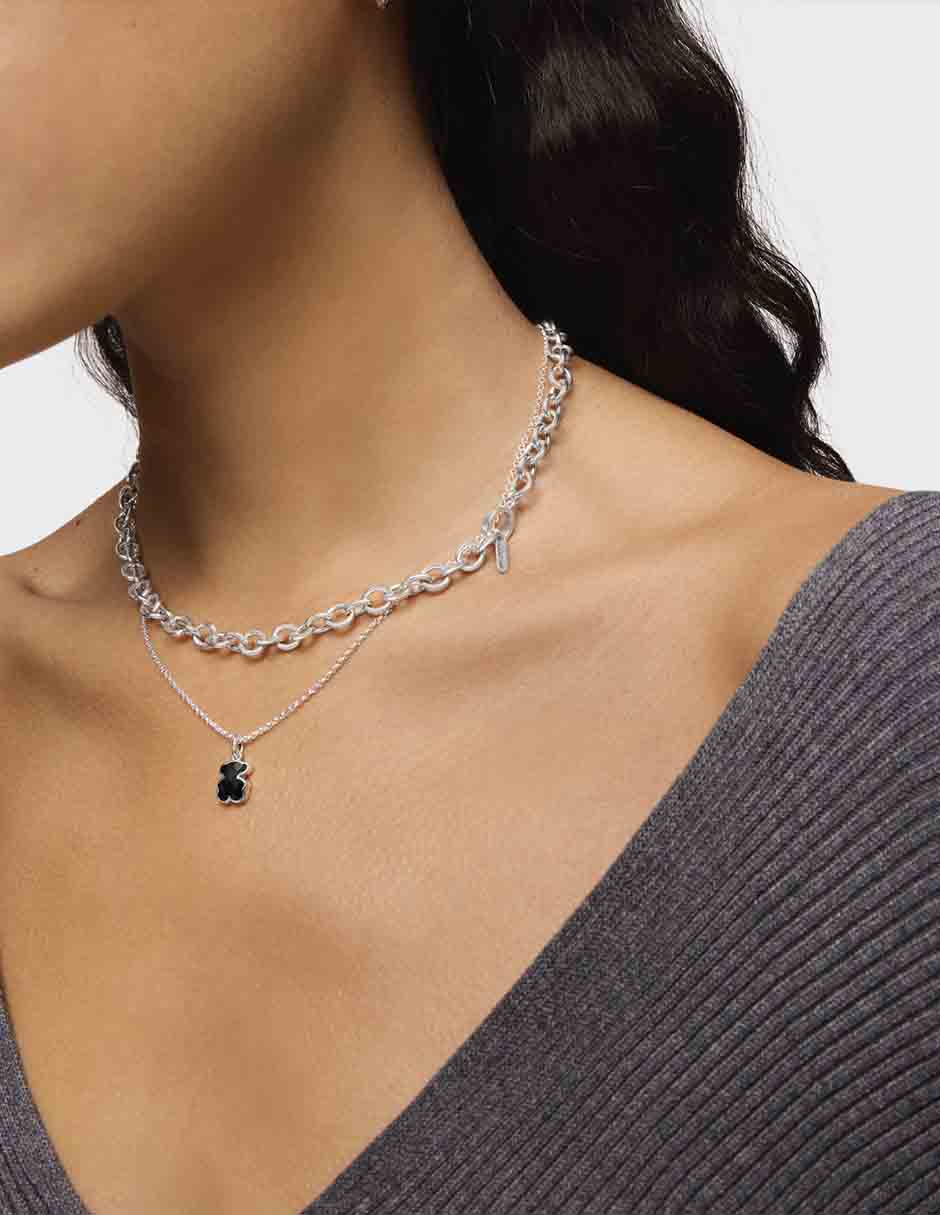 Collar de oso Icon de plata P 925 5