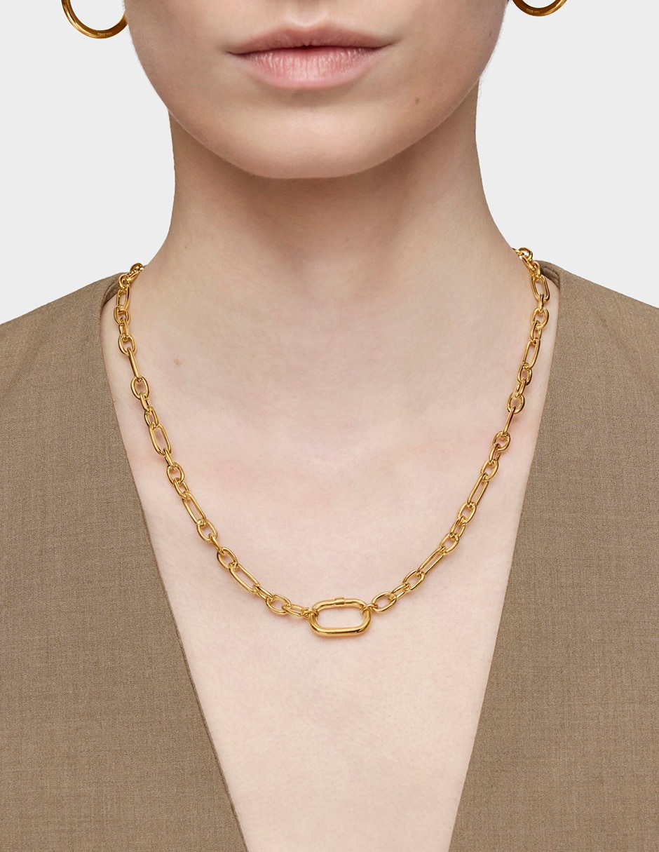 Collar de eslabones Hold de plata P 925 8