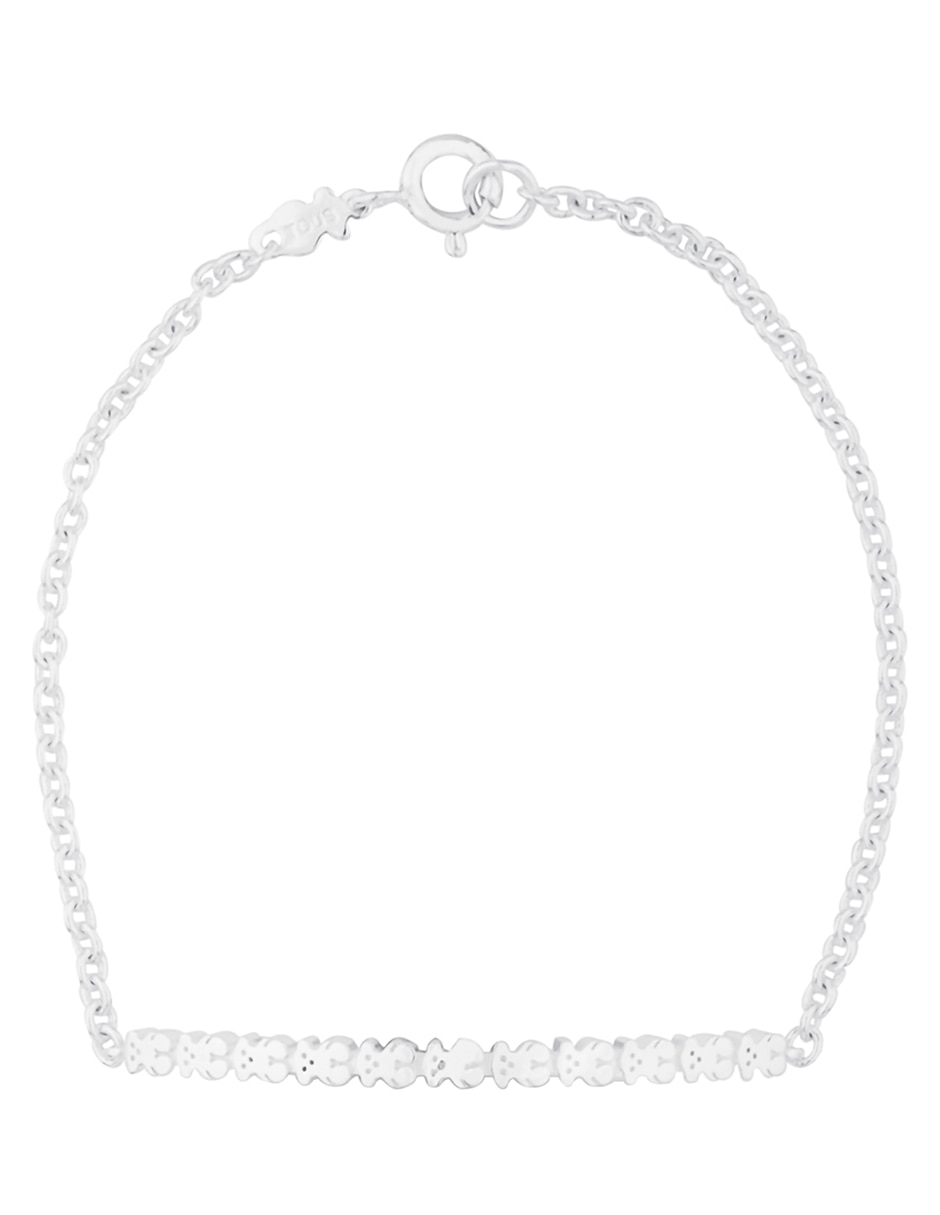 Pulsera Tous de plata P 925 Straight con acabado liso Liverpool