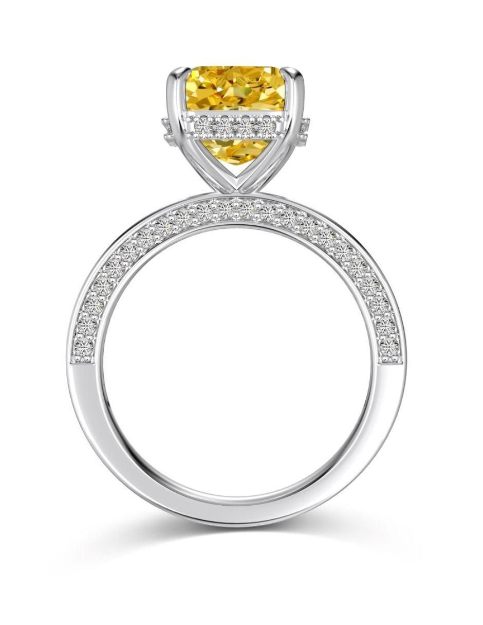 Anillo de compromiso "de" plata p 925 yoiko imperial zirconia