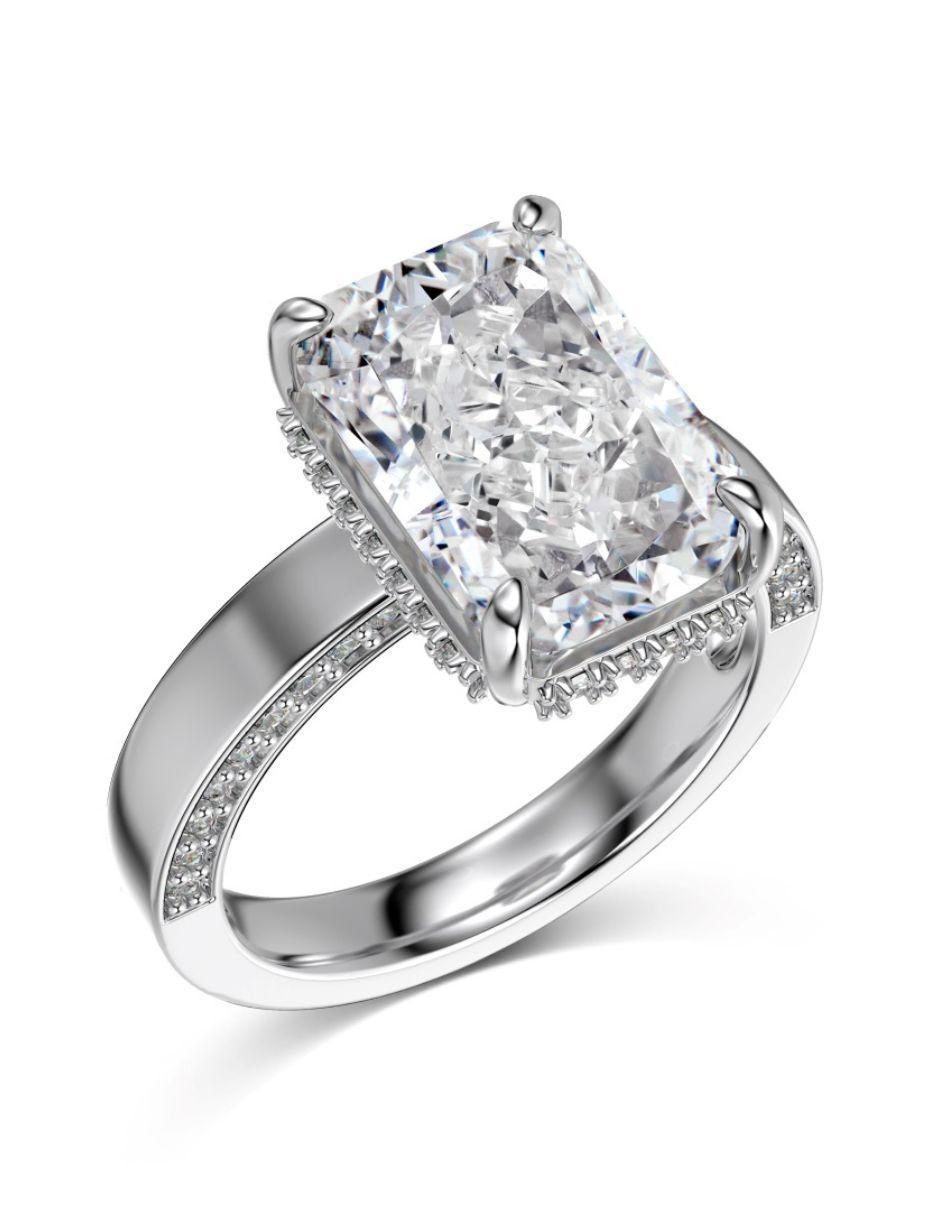 Anillo de compromiso de plata P 925 Imperial zirconia 2