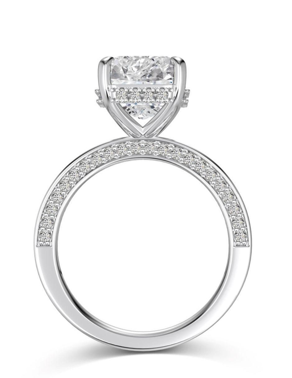 Anillo de compromiso de plata P 925 Imperial zirconia 3