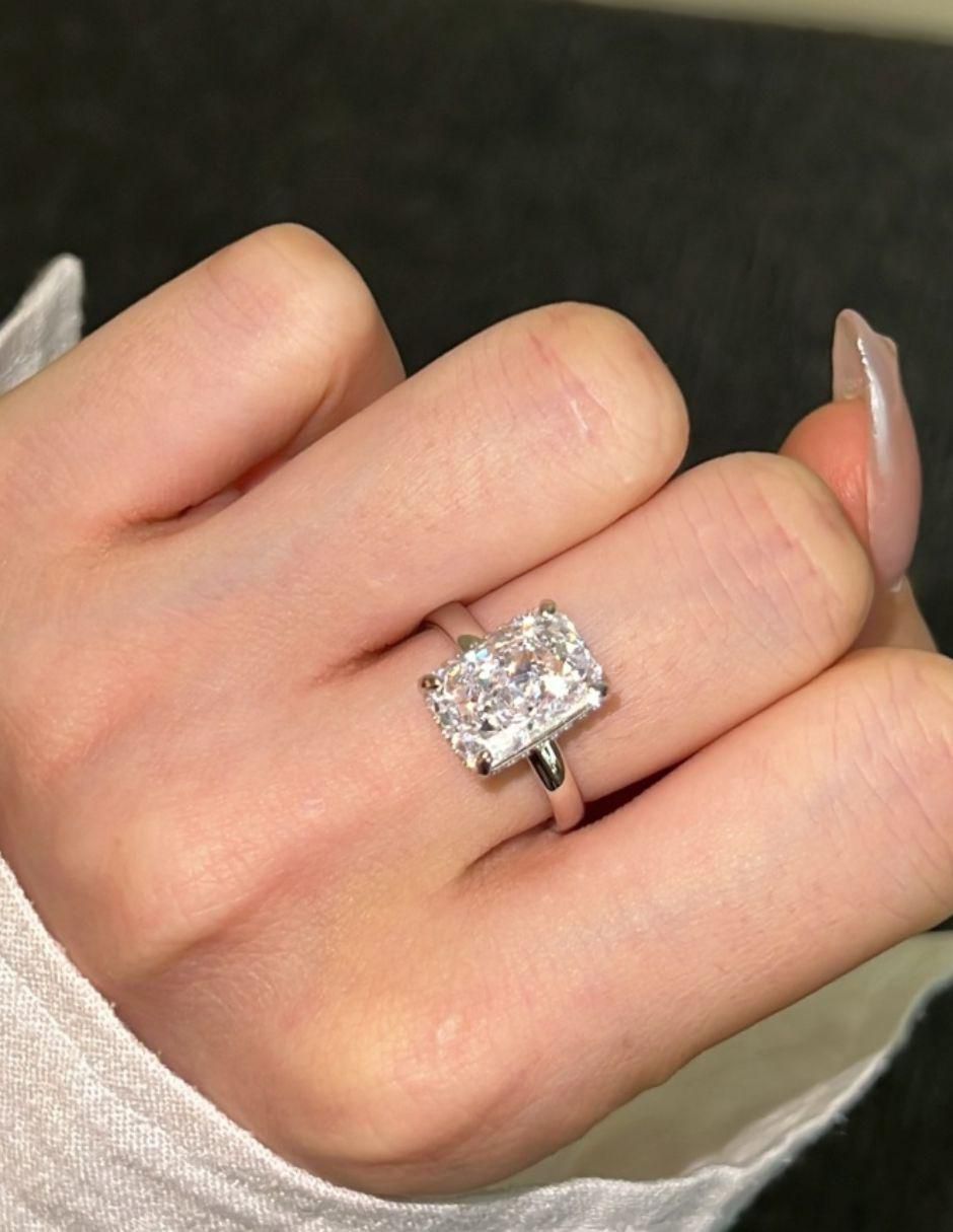 Anillo de compromiso de plata P 925 Imperial zirconia 7