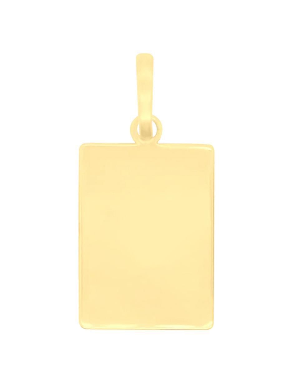 Dije rectangular toujours de oro 14 K 2