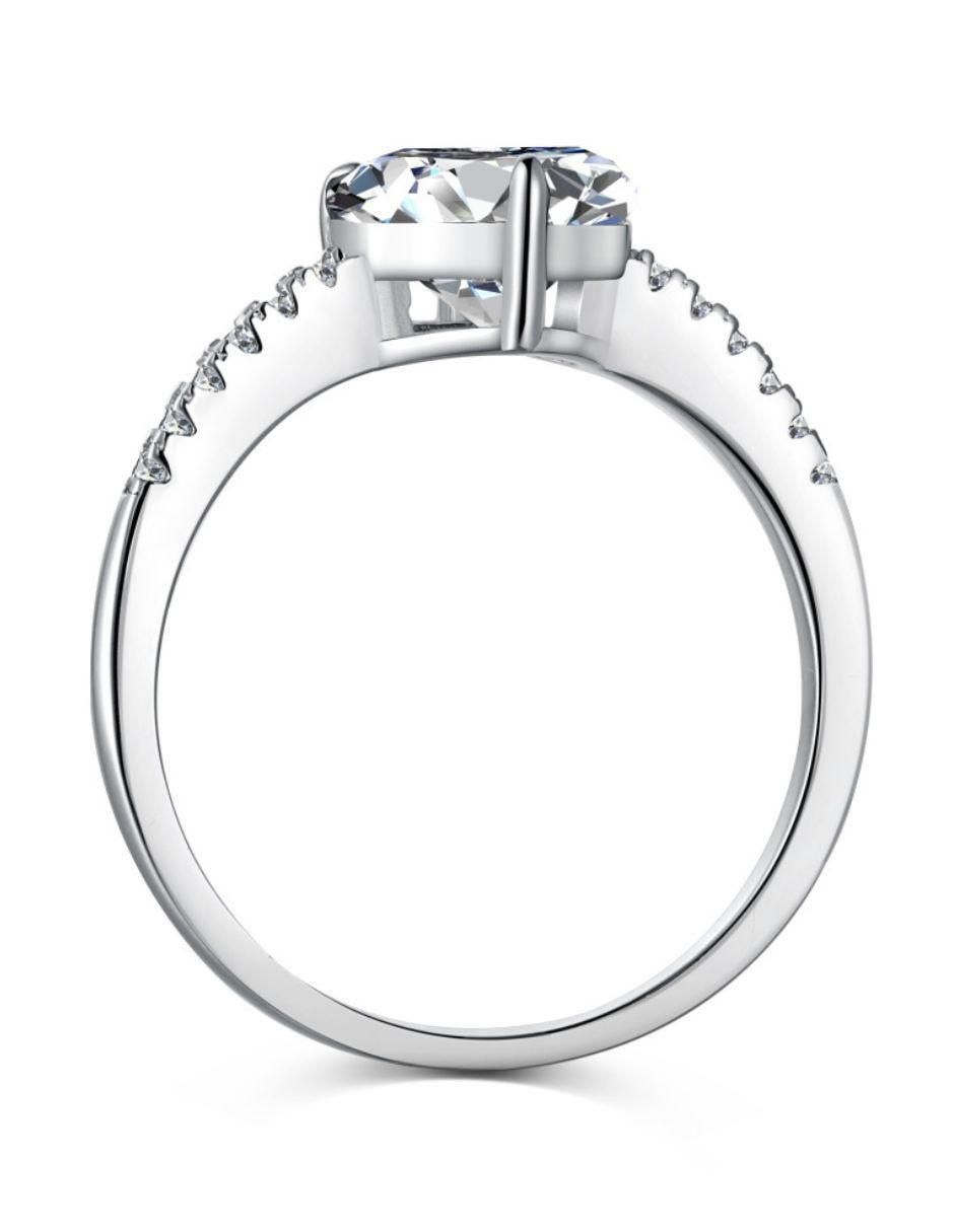 Anillo de compromiso de plata P 925 Shhhh zirconia 3