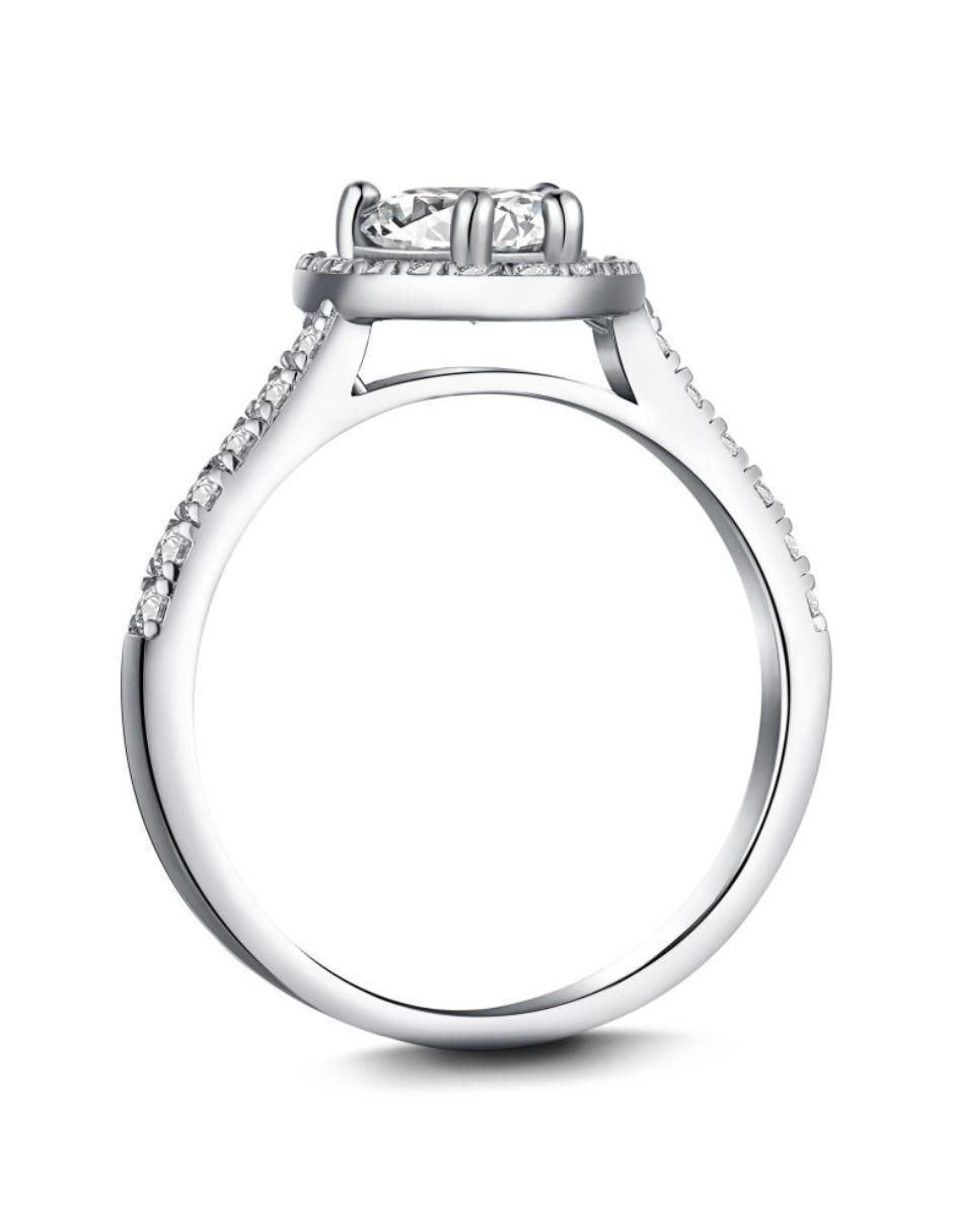 Anillo de compromiso de plata P 925 Eterno zirconia 3