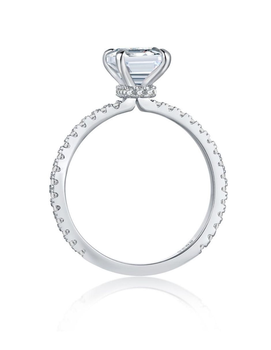 Anillo de compromiso de plata P 925 Spiegel zirconia 2