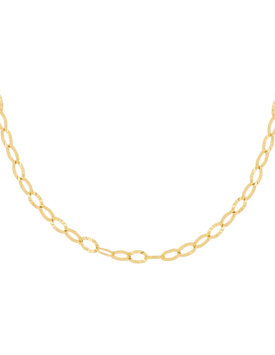 Collar de eslabones de oro amarillo 14 K 1