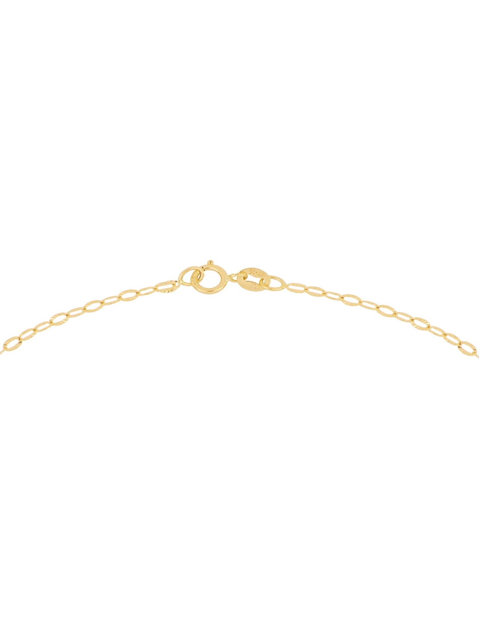 Collar de eslabones de oro amarillo 14 K 2