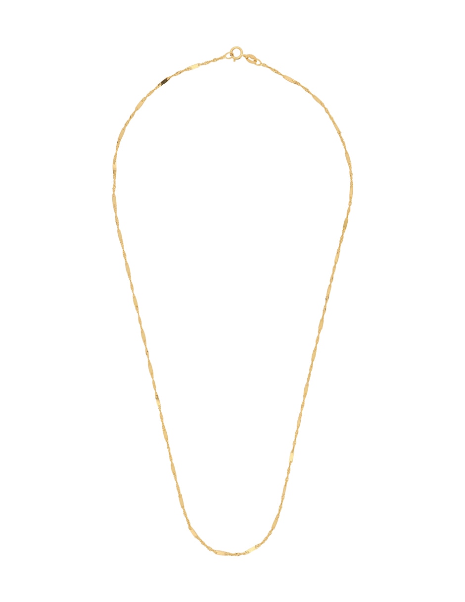 Collar de eslabones de oro amarillo 14 K