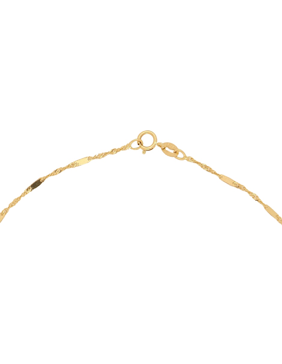 Collar de eslabones de oro amarillo 14 K 2