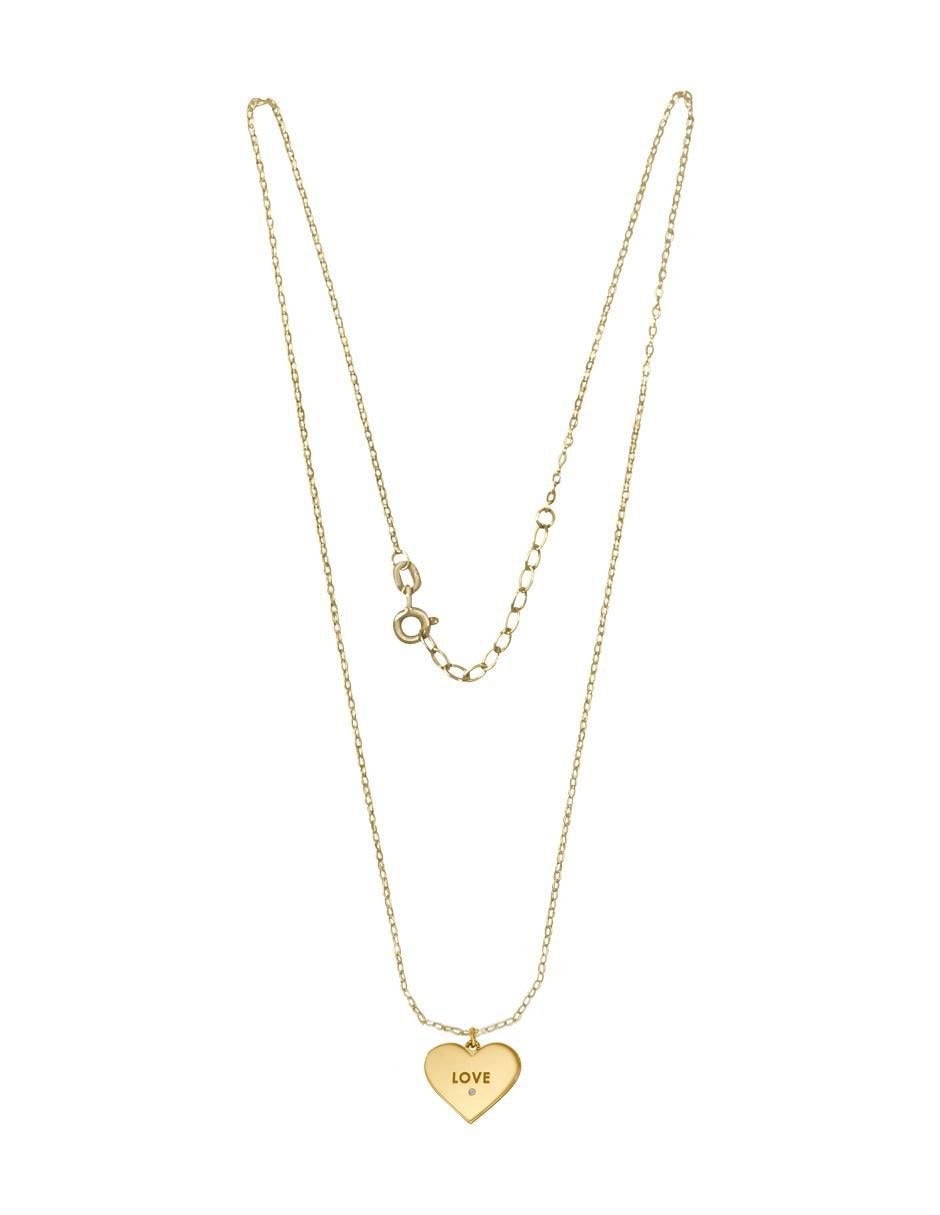 Colgante Y Dije de corazón marli de oro 14 K 4